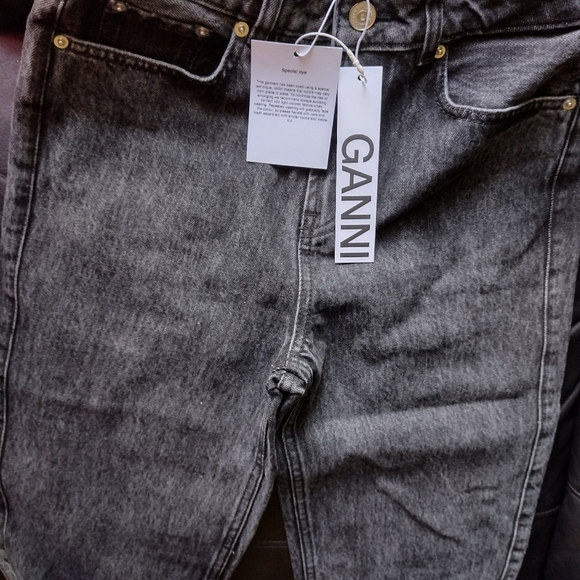 Ganni Phantom Jeans Pants Size 26 New - Picture 2 of 10